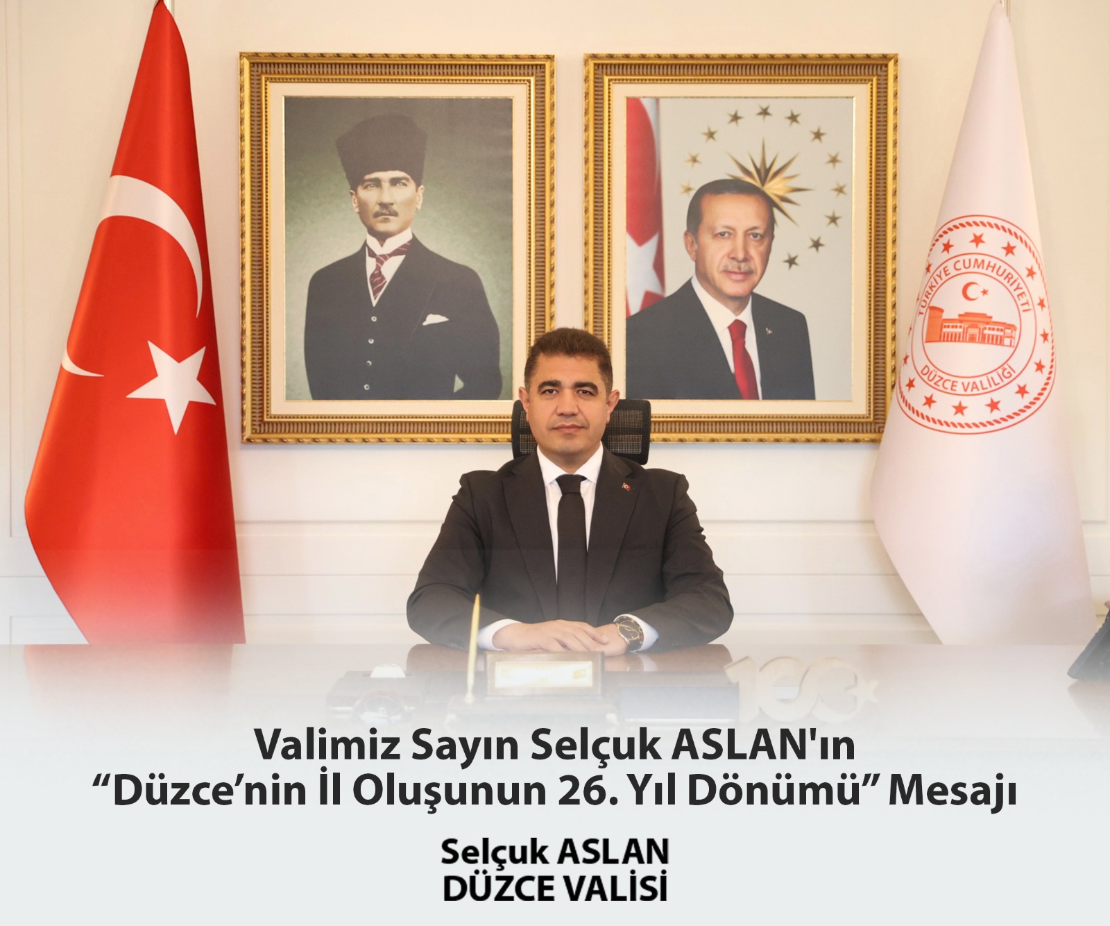 Düzce’nin İl Oluşunun 26. Yılı Kutlanıyor: Başkan Şengüloğlu’ndan Birlik ve Dayanışma Mesajı